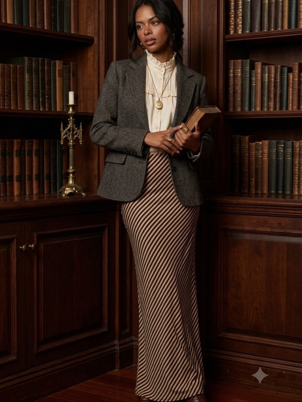 Princess Polly Eliena Stripe Maxi Skirt